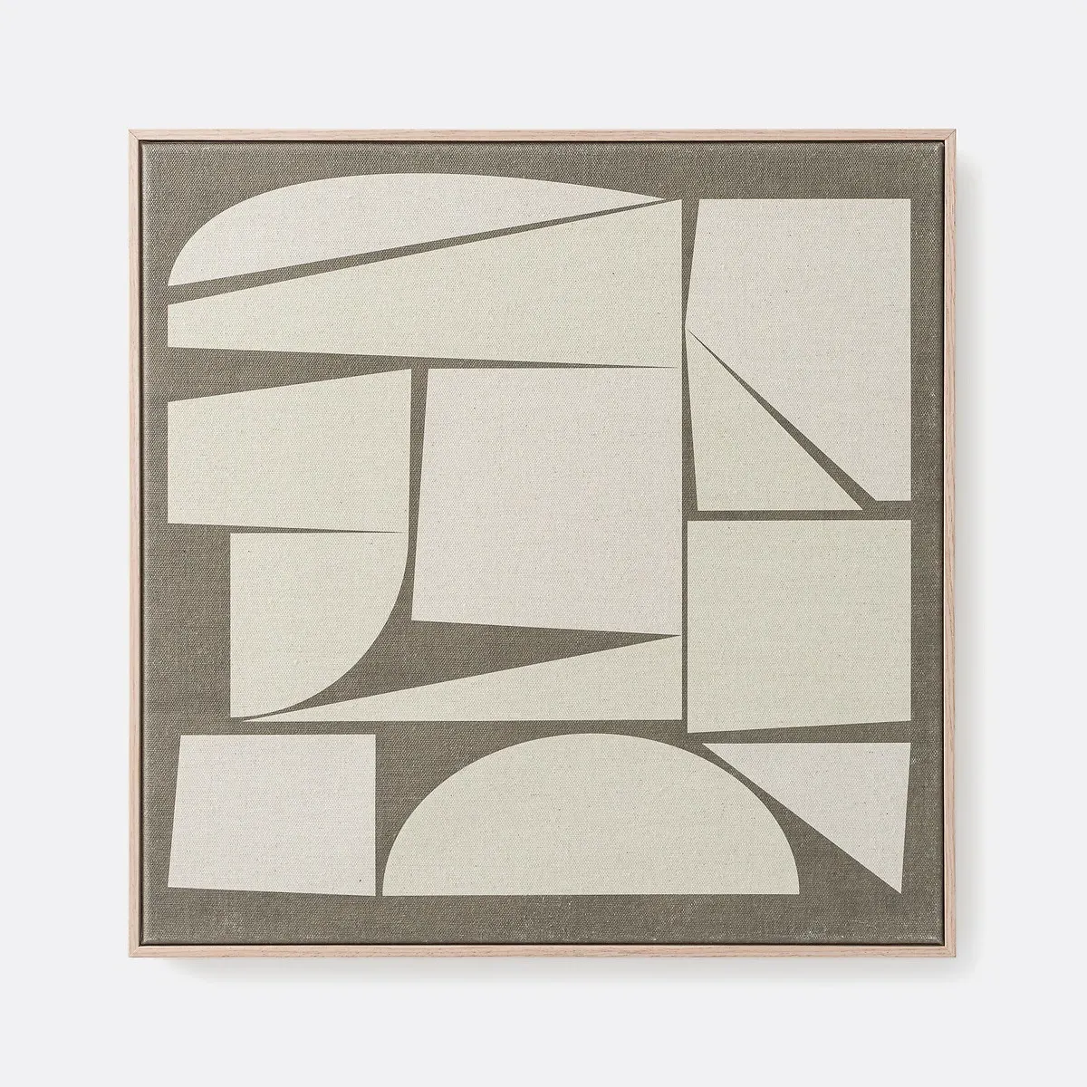Delya Framed Linen Canvas - Multi-Coloured product