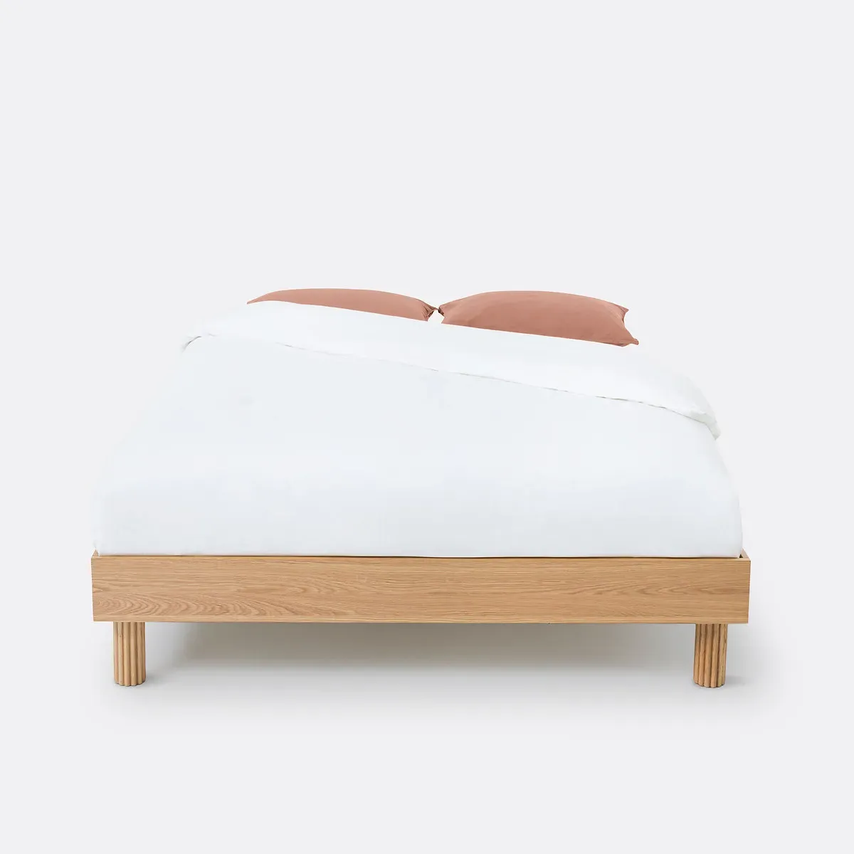 Desna King Size Bed Base - Oak alternate view