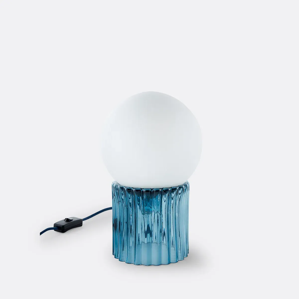 Dima Glass Table Lamp - Blue, Opaline Glass product