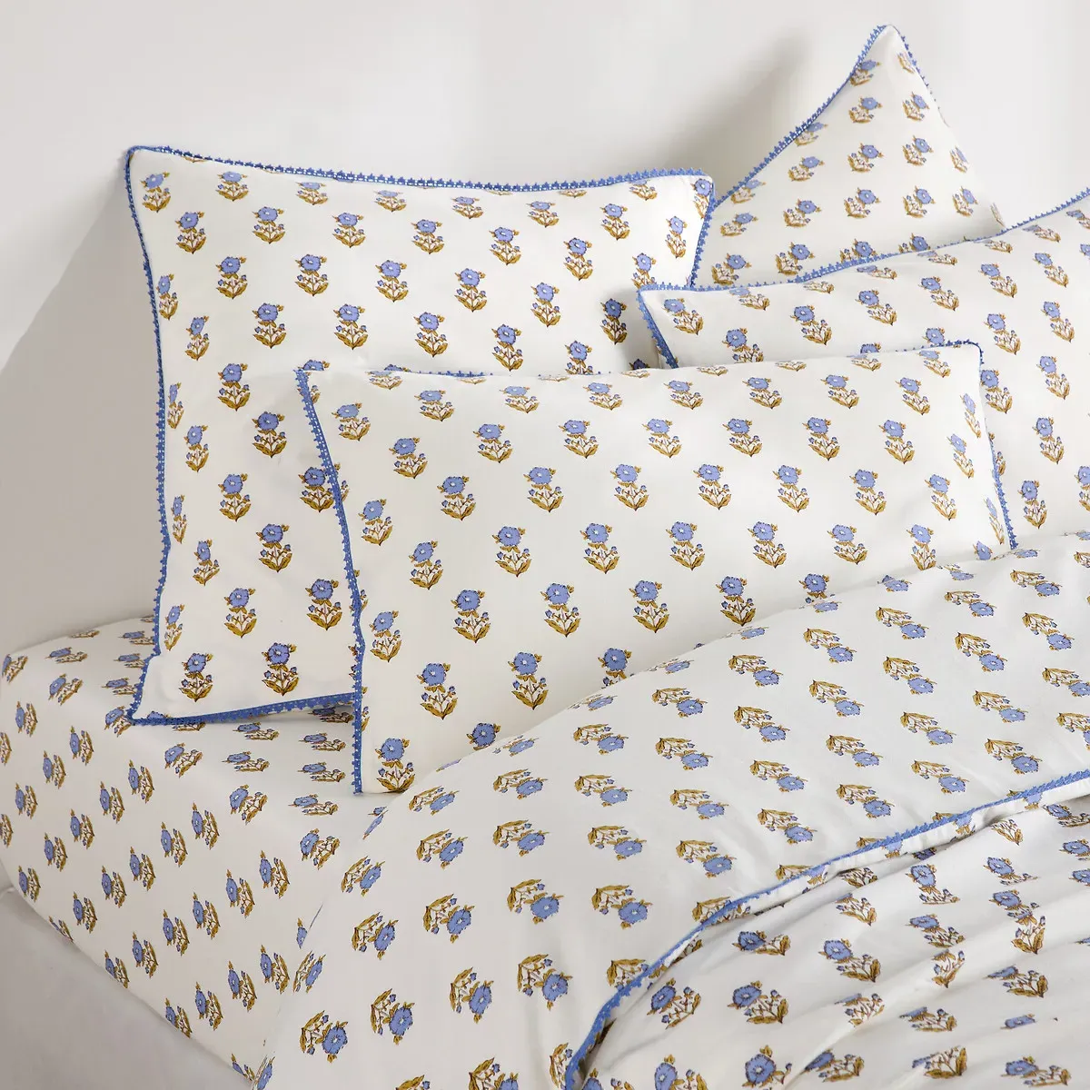 Dimani Fitted Sheet with 30cm Flap - Ecru, Washed Cotton alternate view