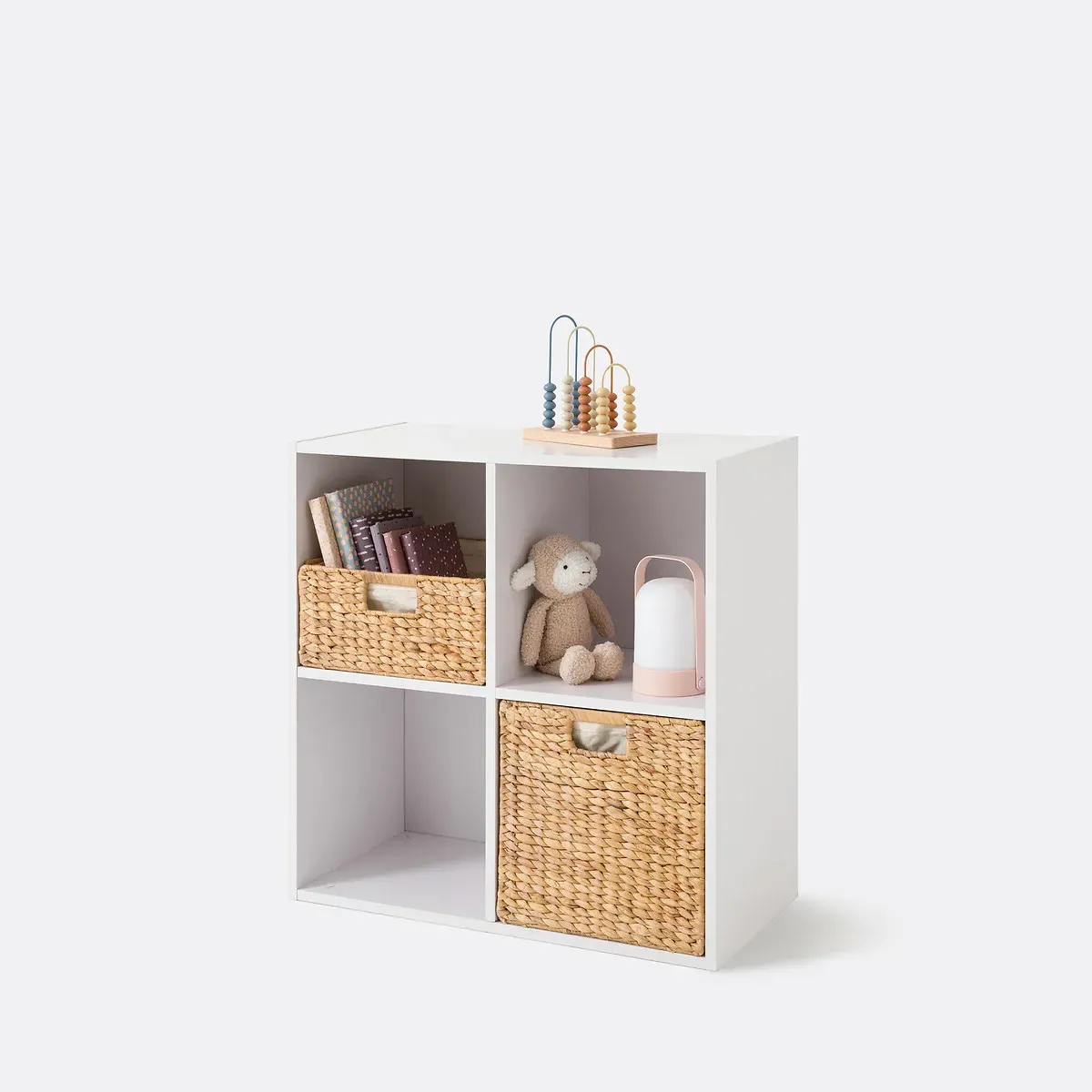 Diny 4-Compartment Storage Unit - White, MDF product