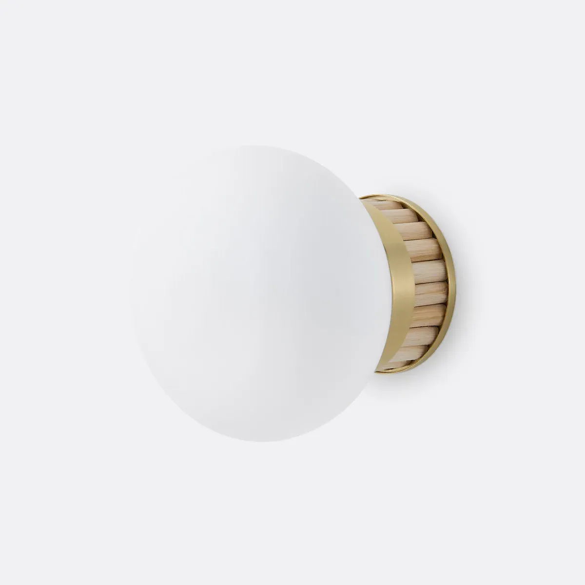 Dolce Wall or Ceiling Light - White, Opaline Glass product