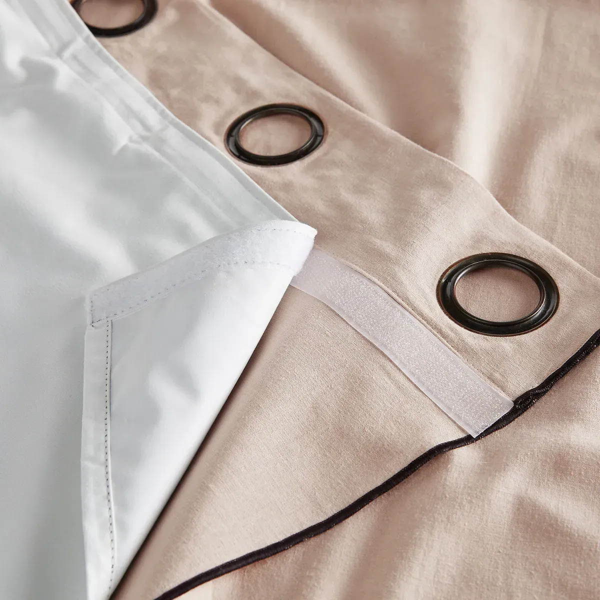 Dolja Blackout Curtain Lining - Ecru, Polyester product