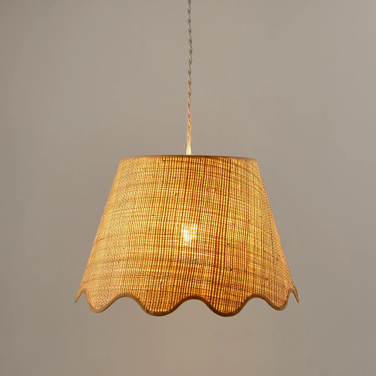 Dolkie Raffia Pendant Light Shade - Natural alternate view