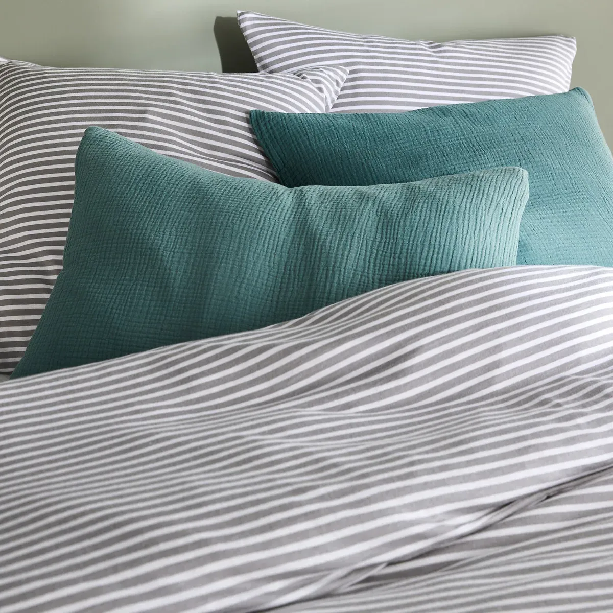 Dolsi Duvet Cover - Grey, Cotton Modal Jersey alternate view