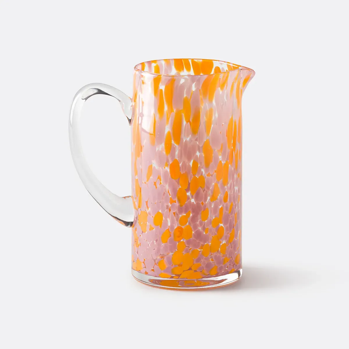 Dotio Speckled Glass Carafe - Pink, Orange product