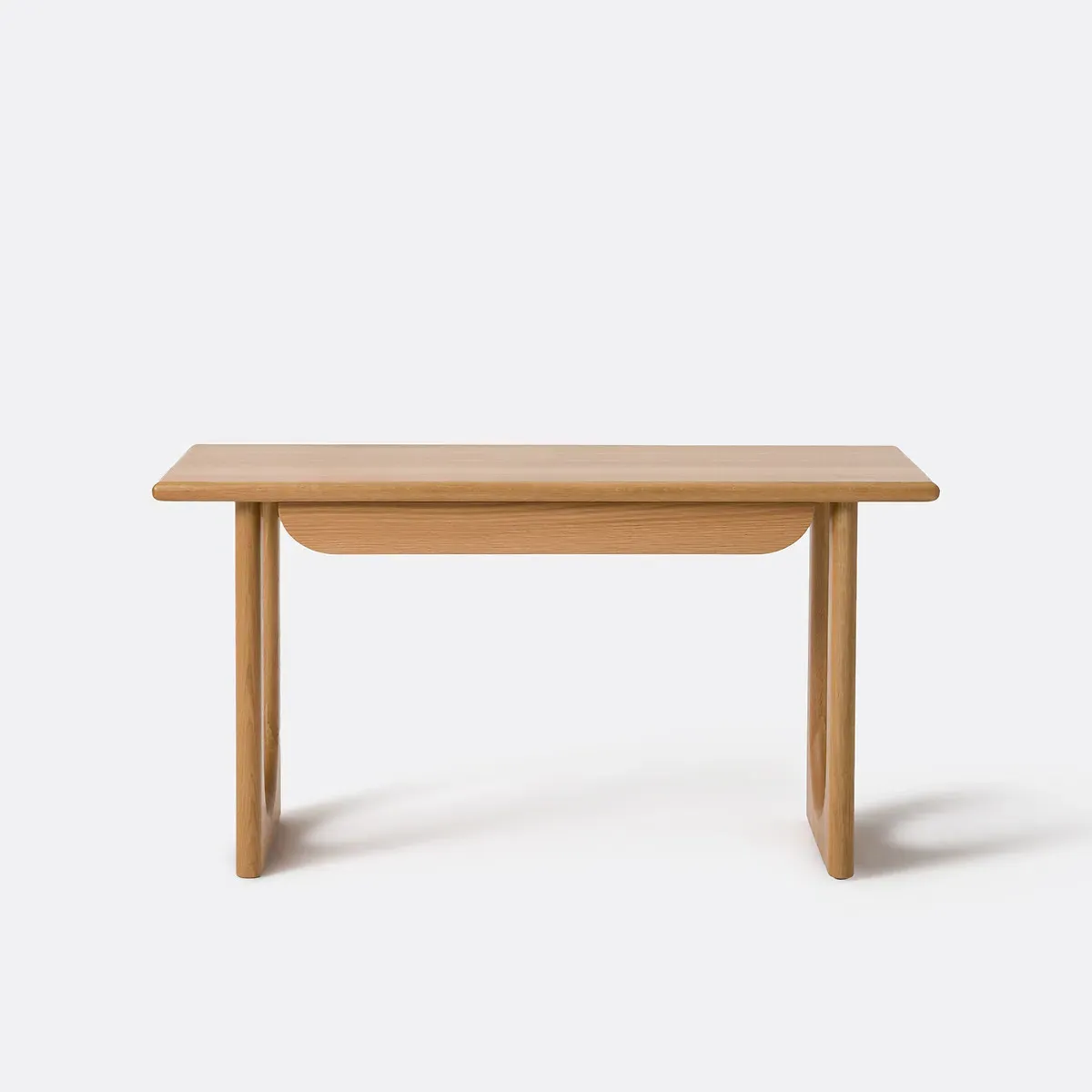 Douve Oak Desk with 1 Drawer - Oak alternate view