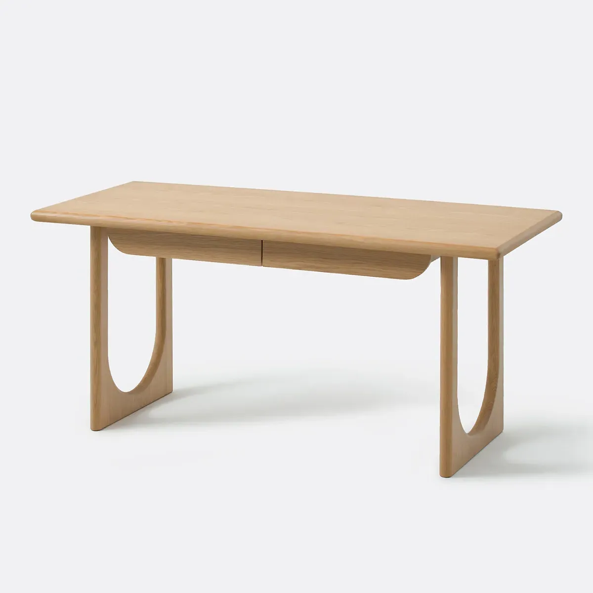 Douve XL 2-Drawer Desk - Oak, Veneer product