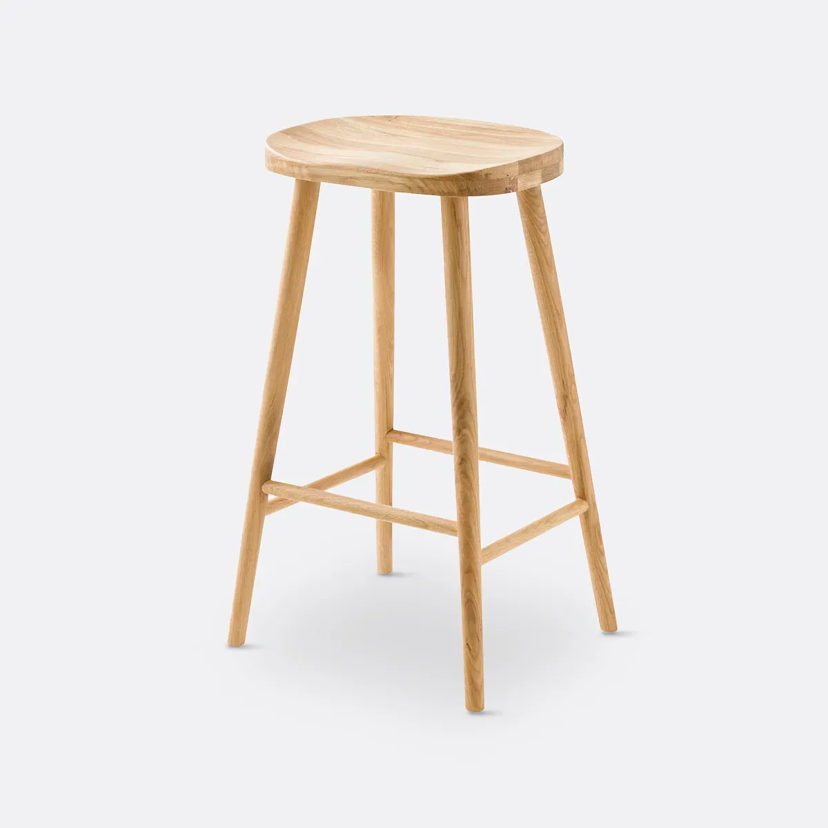 Dragy Bar Stool 68cm - Oak, Solid Oak product