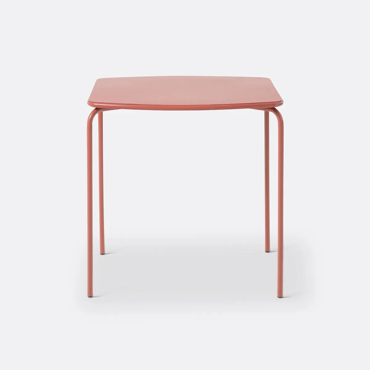 Dune Square Garden Table - Terracotta, Galvanised Steel alternate view