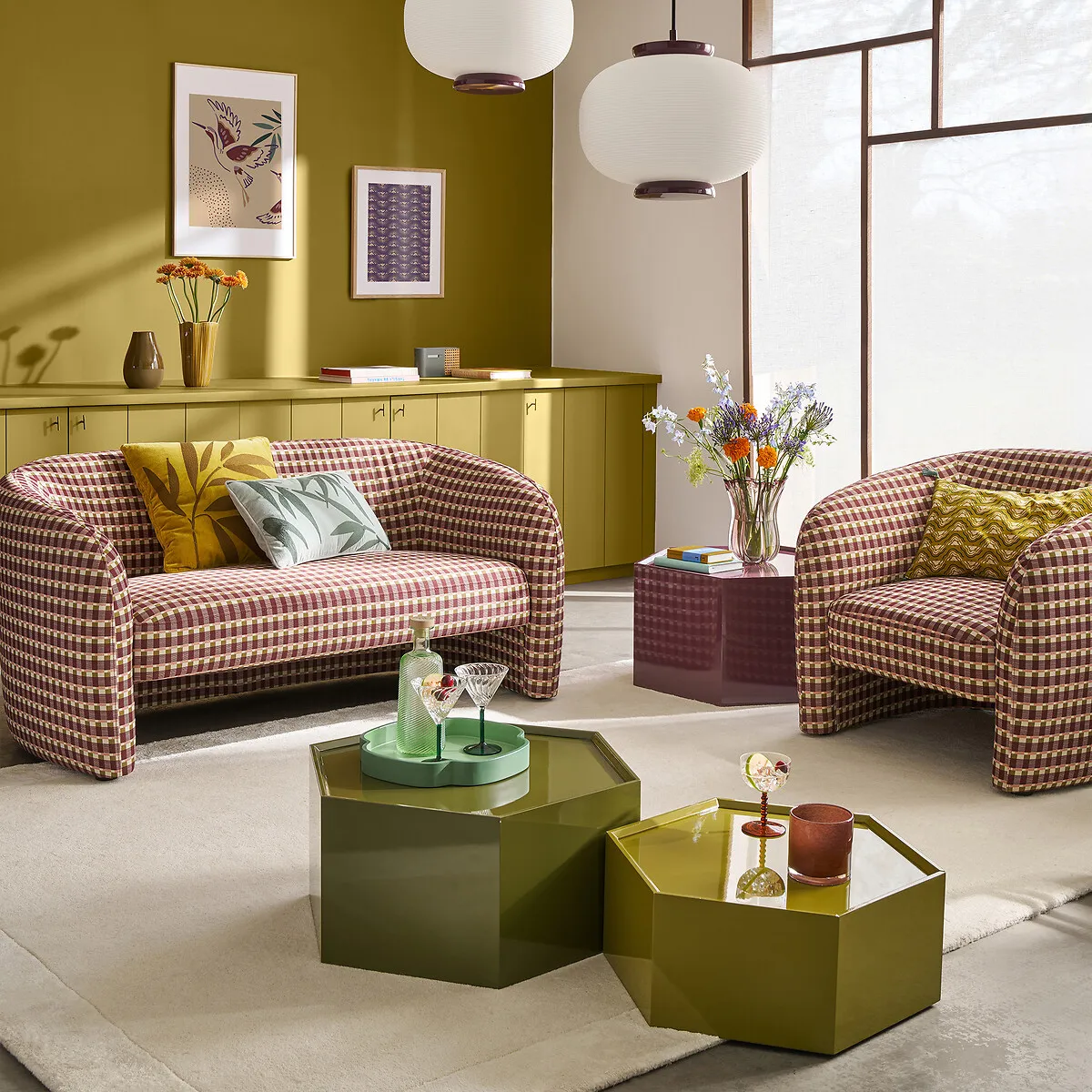 Duomo Rug - Pinky Beige, Wool and Viscose alternate view
