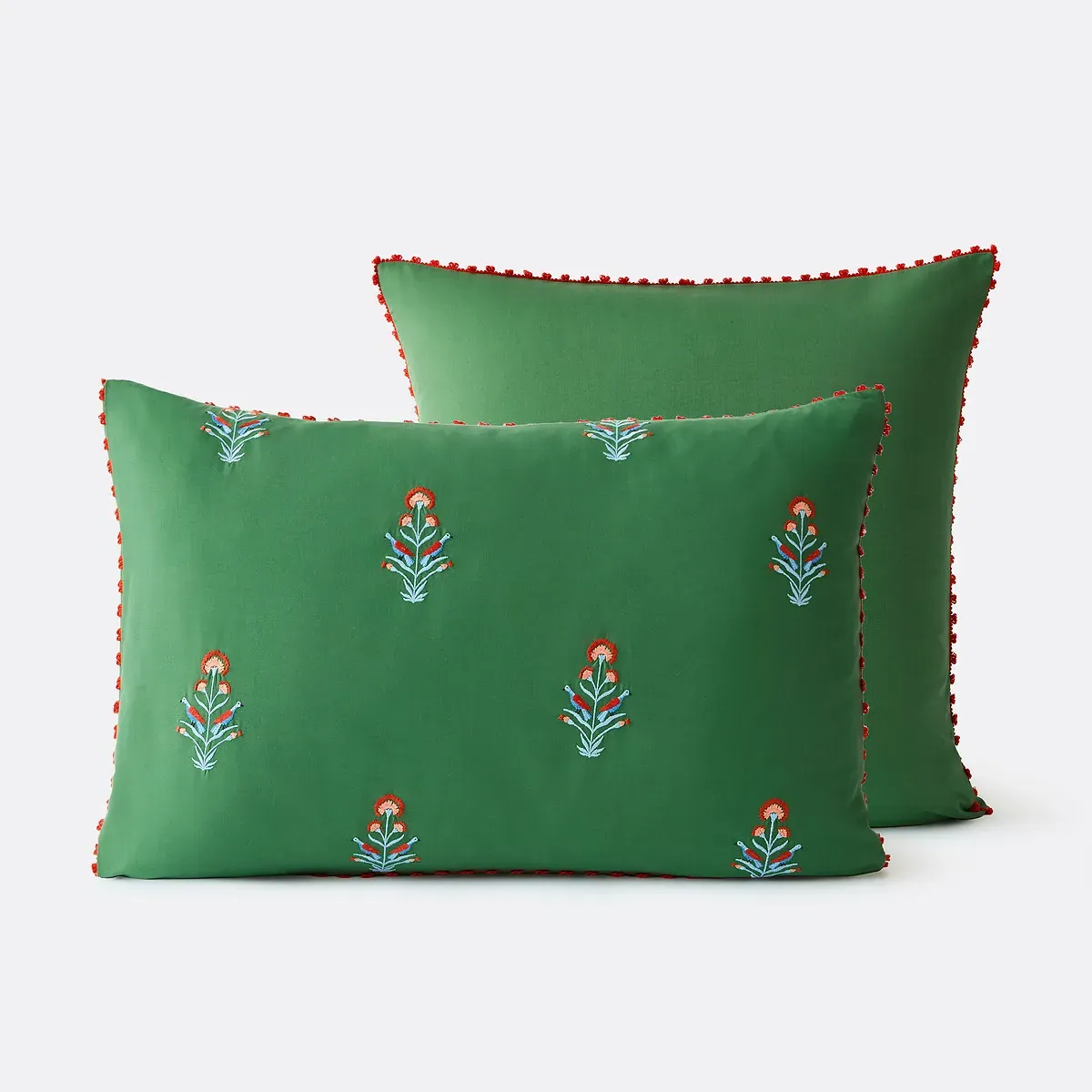 Dylis Pillowcase - Green, Washed Cotton product