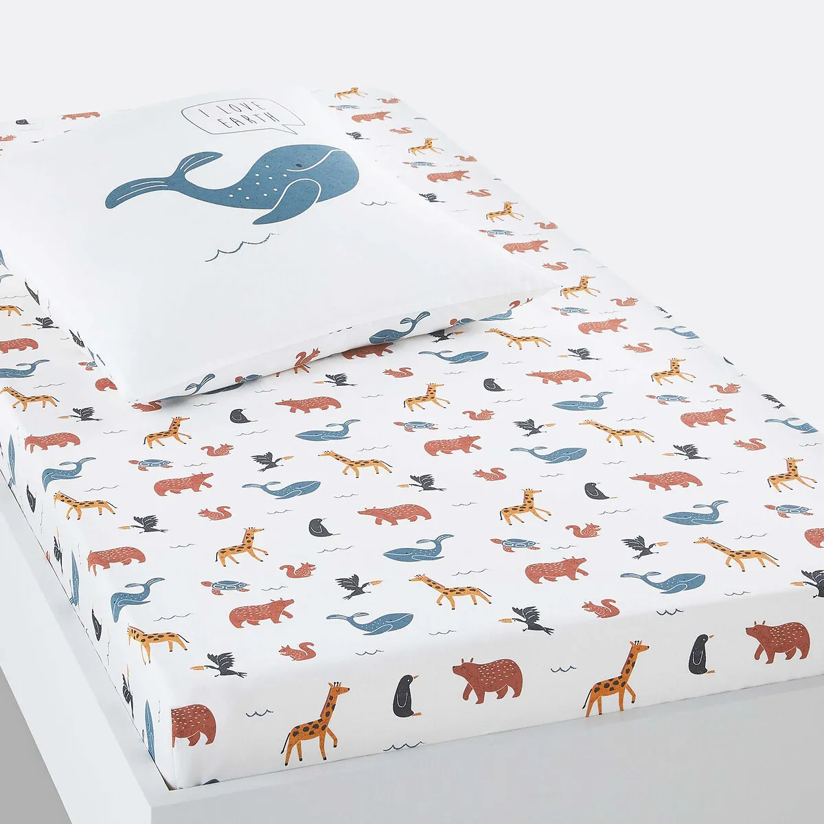 Earth Organic Cotton Fitted Sheet - Printed product