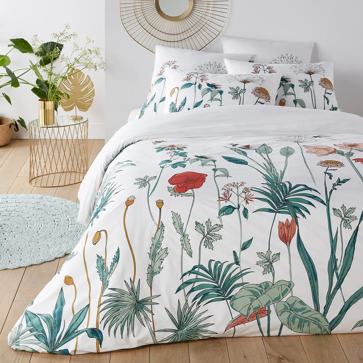 Eden Garden Pillowcase - Floral Print, Cotton Percale alternate view