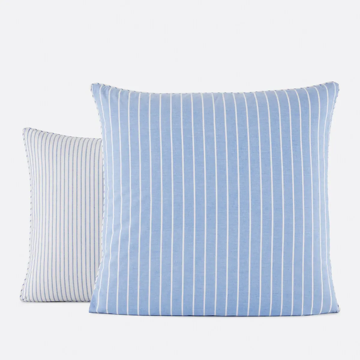 Edward Pillowcase - Blue Striped, Cotton Percale product