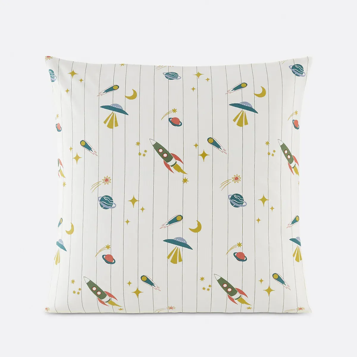 Egor Rocket Print Pillowcase - Printed, Washed Cotton product