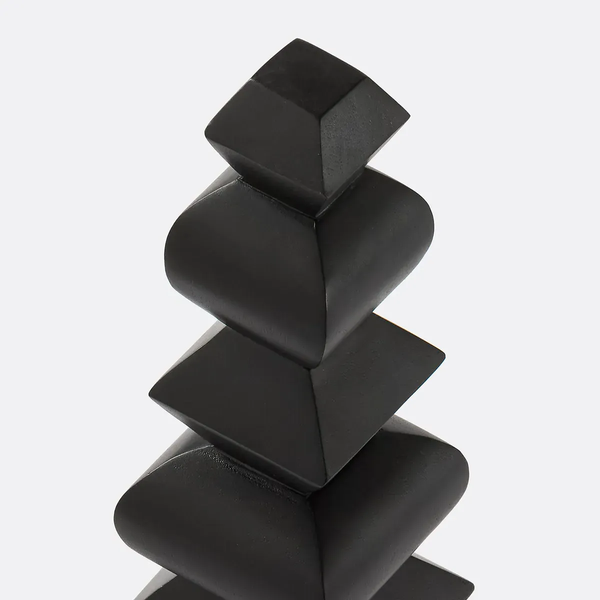 Ekoa Totem Sculpture H32cm - Black, Mango Wood alternate view