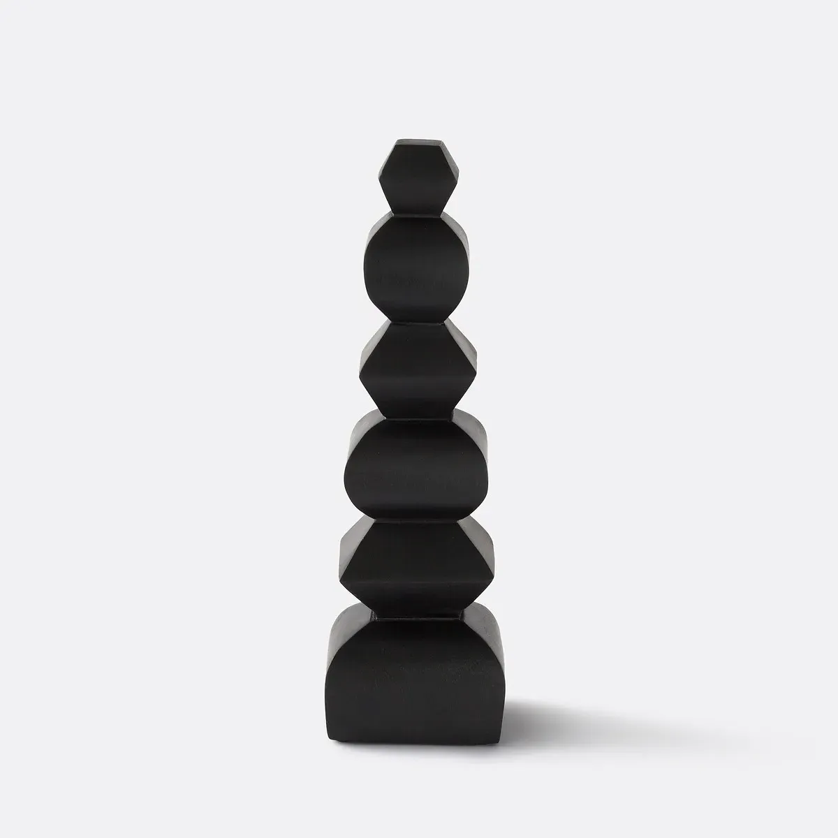 Ekoa Totem Sculpture H32cm - Black, Mango Wood product