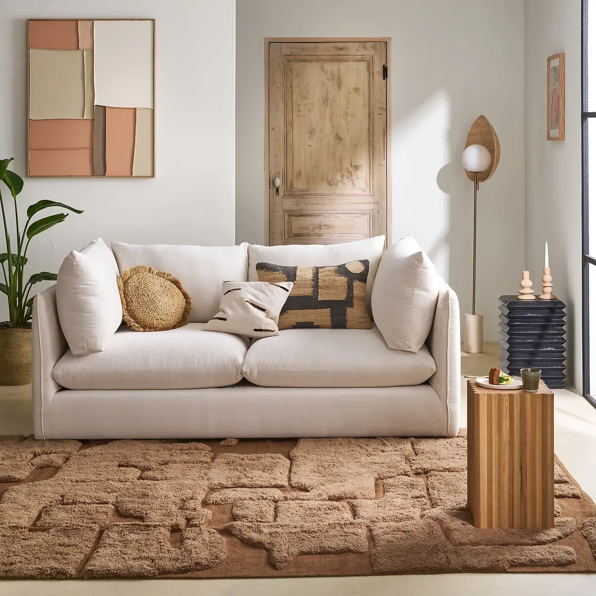 Elfiga Wool Rug - Mid-Brown alternate view