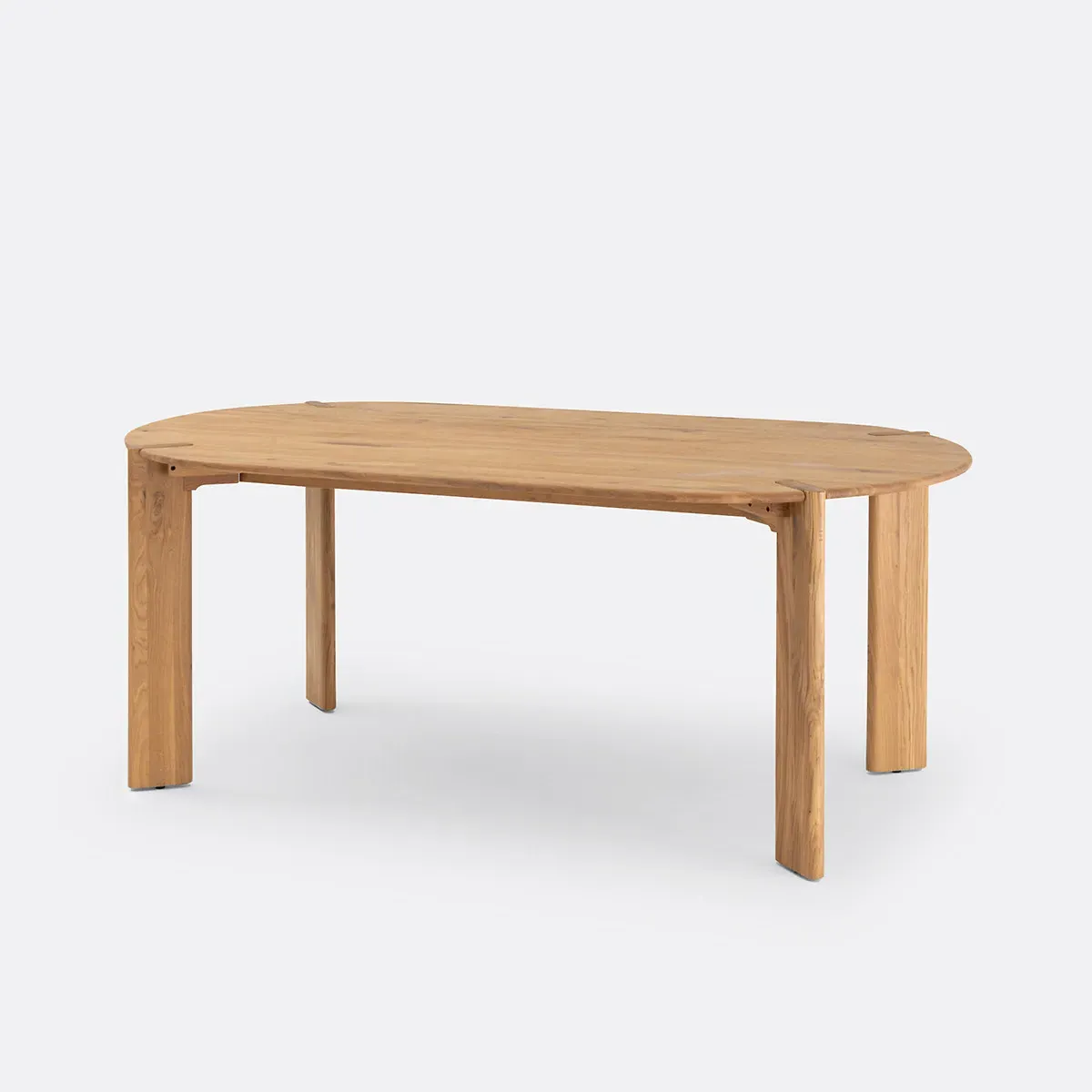 Elmo 6-8 Seater Dining Table - Oak, Solid Oak alternate view