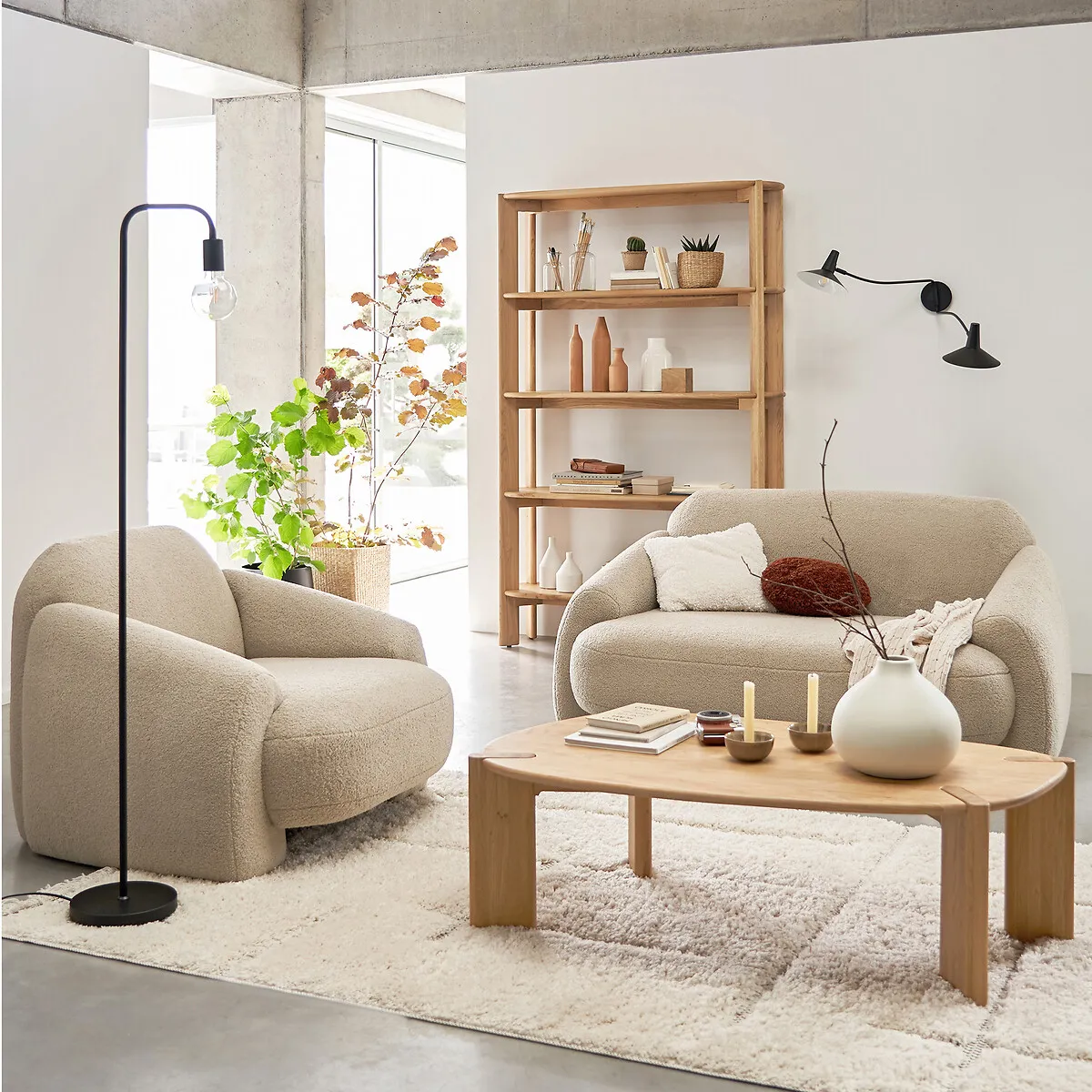 Elmo Coffee Table - Natural, Solid Oak alternate view