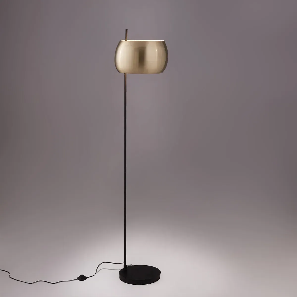 Elori Floor Lamp - Black, Brass alternate view