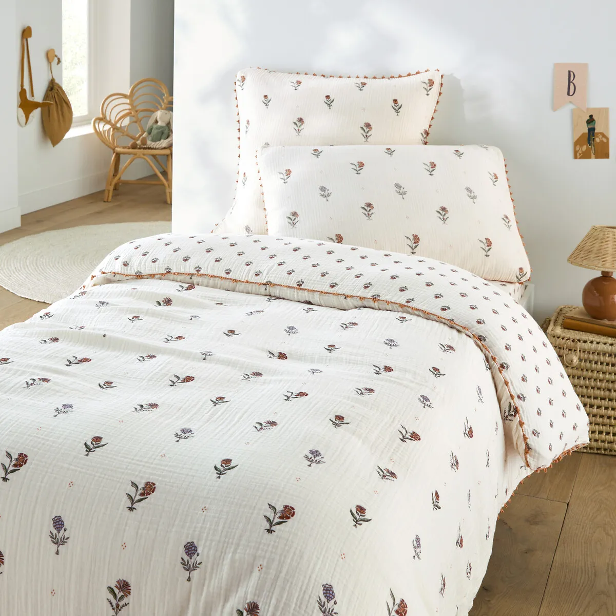 Emeline Child's Pillowcase - Printed, Cotton Muslin product