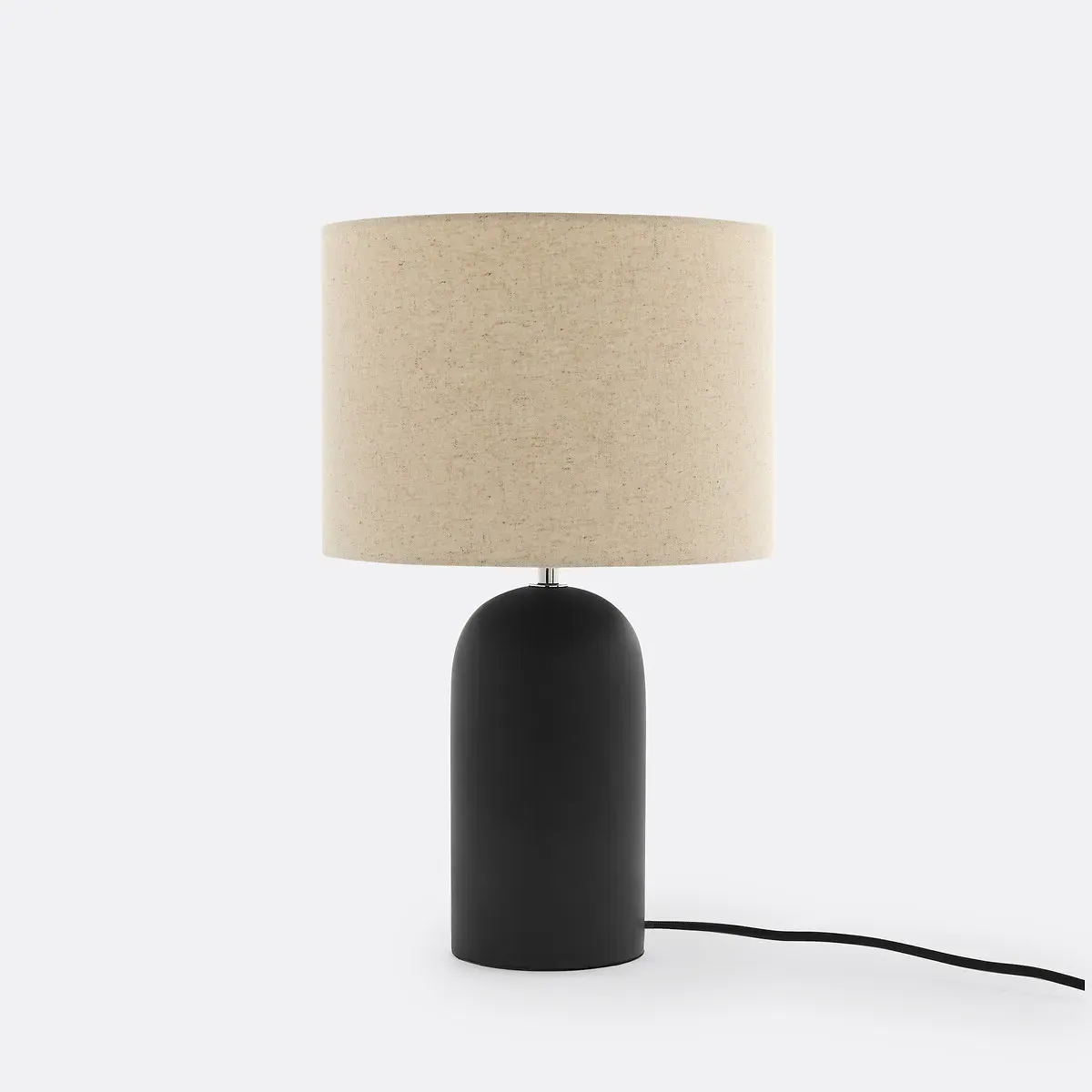 Emna Table Lamp - Charcoal Grey, Linen product