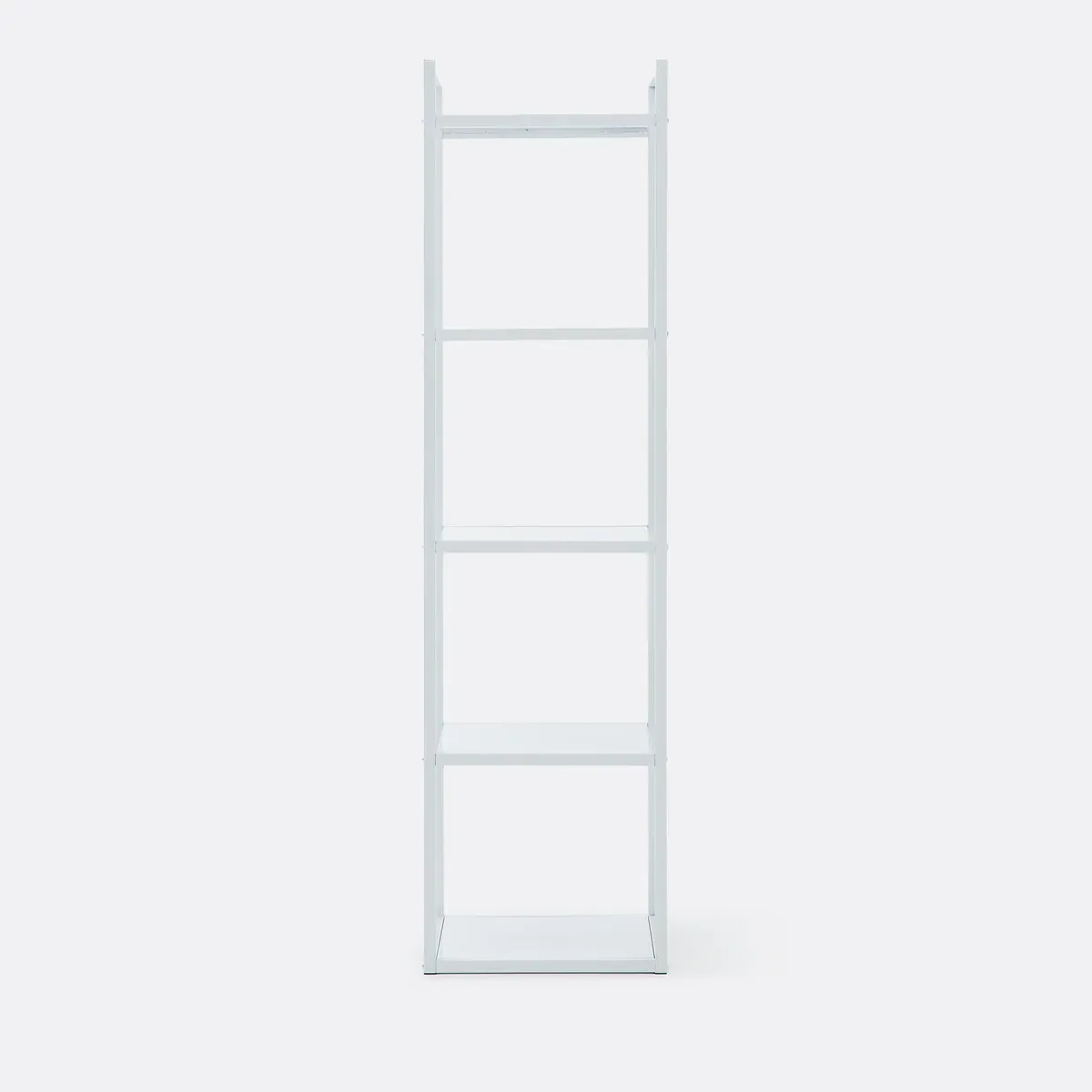 Enide 5-Shelf Low Wardrobe Module - White, Steel alternate view