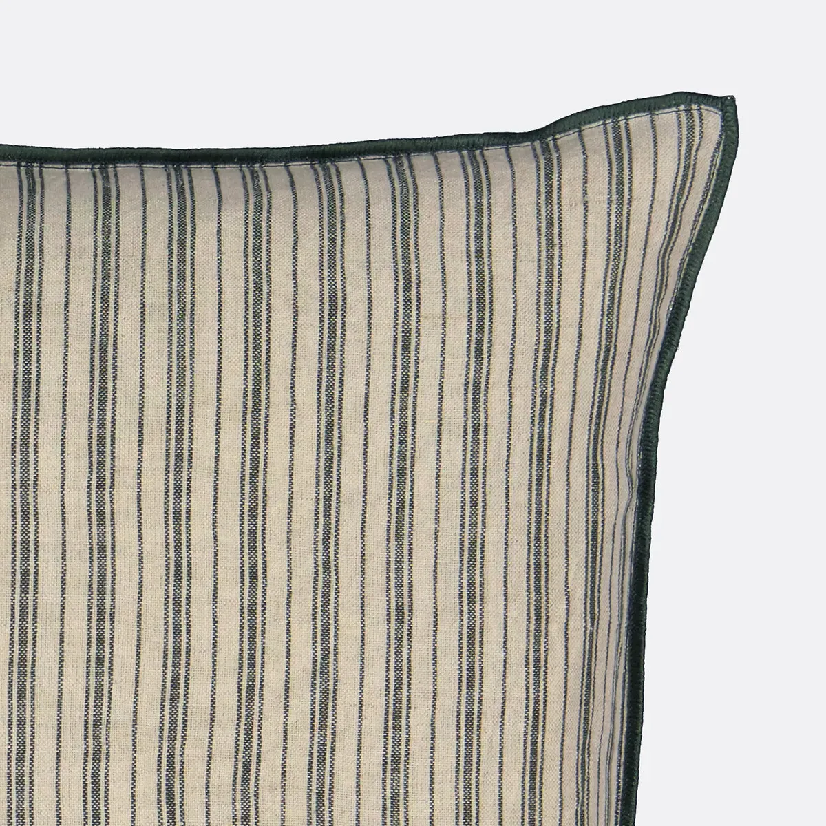 Enni Cushion Cover - Green, Linen/Cotton alternate view