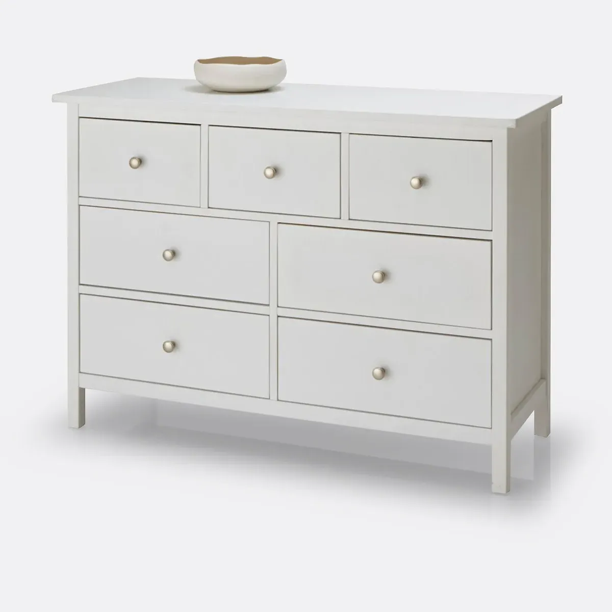Enza Wide 7-Drawer Chest of Drawers - White product