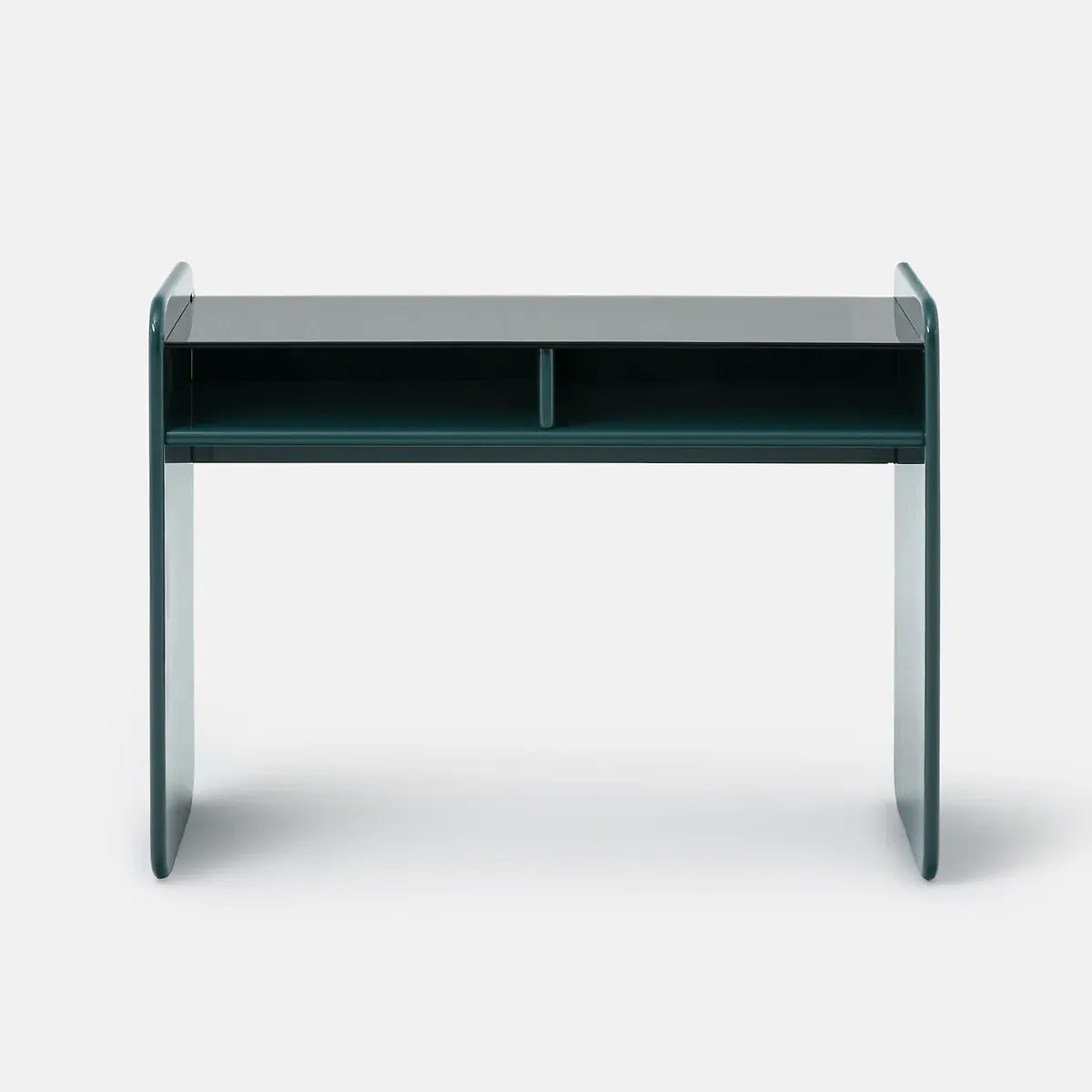Ericson Desk with Smoked Tempered Glass Top - Green alternate view