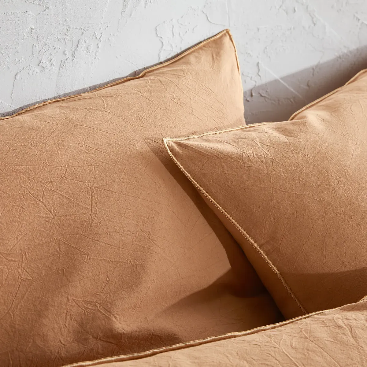 Erwin Duvet Cover 50% Recycled Cotton - Macchiato alternate view