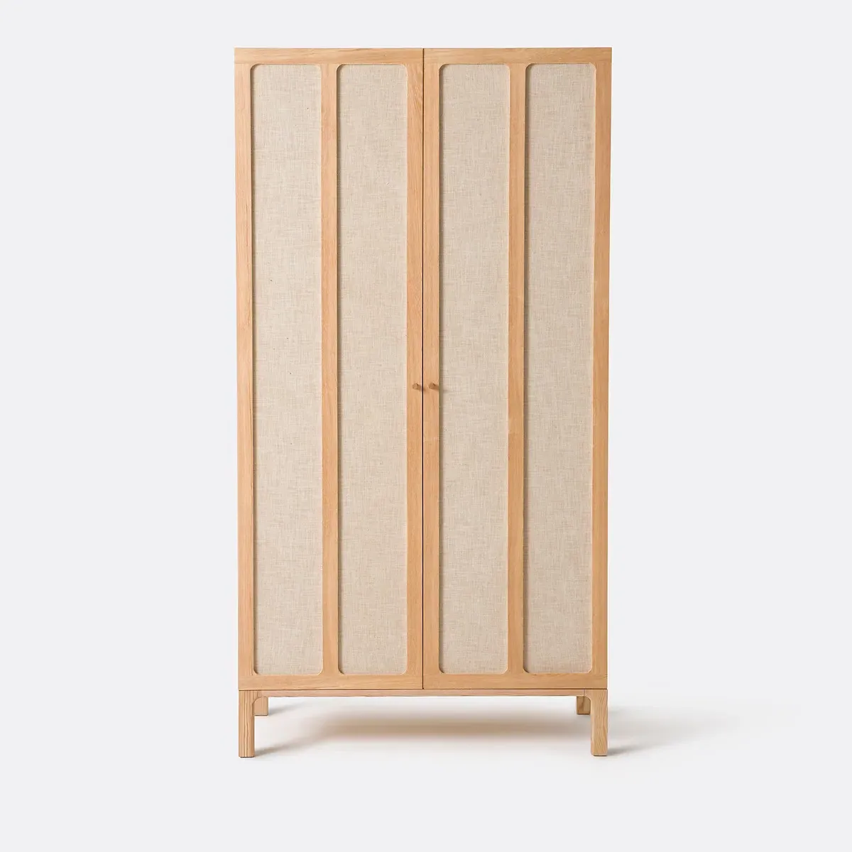 Esmara 2-Door Wardrobe with Hanging Rail - Ash, Linen alternate view