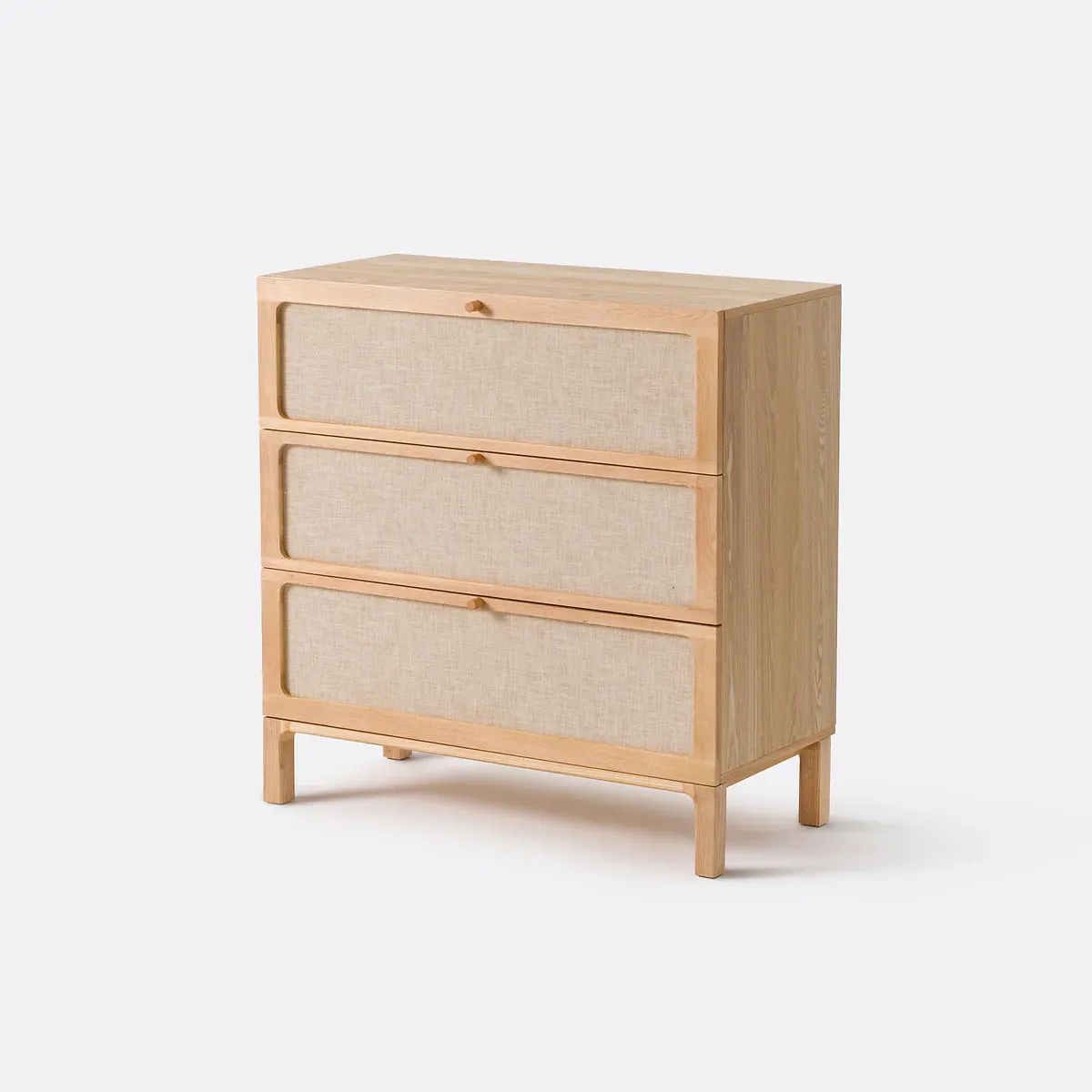 Esmara 3-Drawer Chest of Drawers - Oak, Linen product