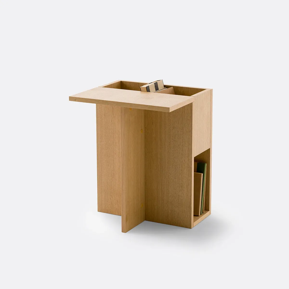 Essena Bedside Table with Storage - Oak product