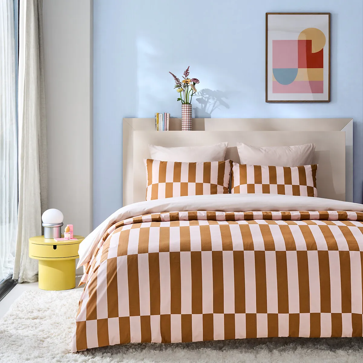 Essena Storage Headboard - Beige, Oak Veneer alternate view