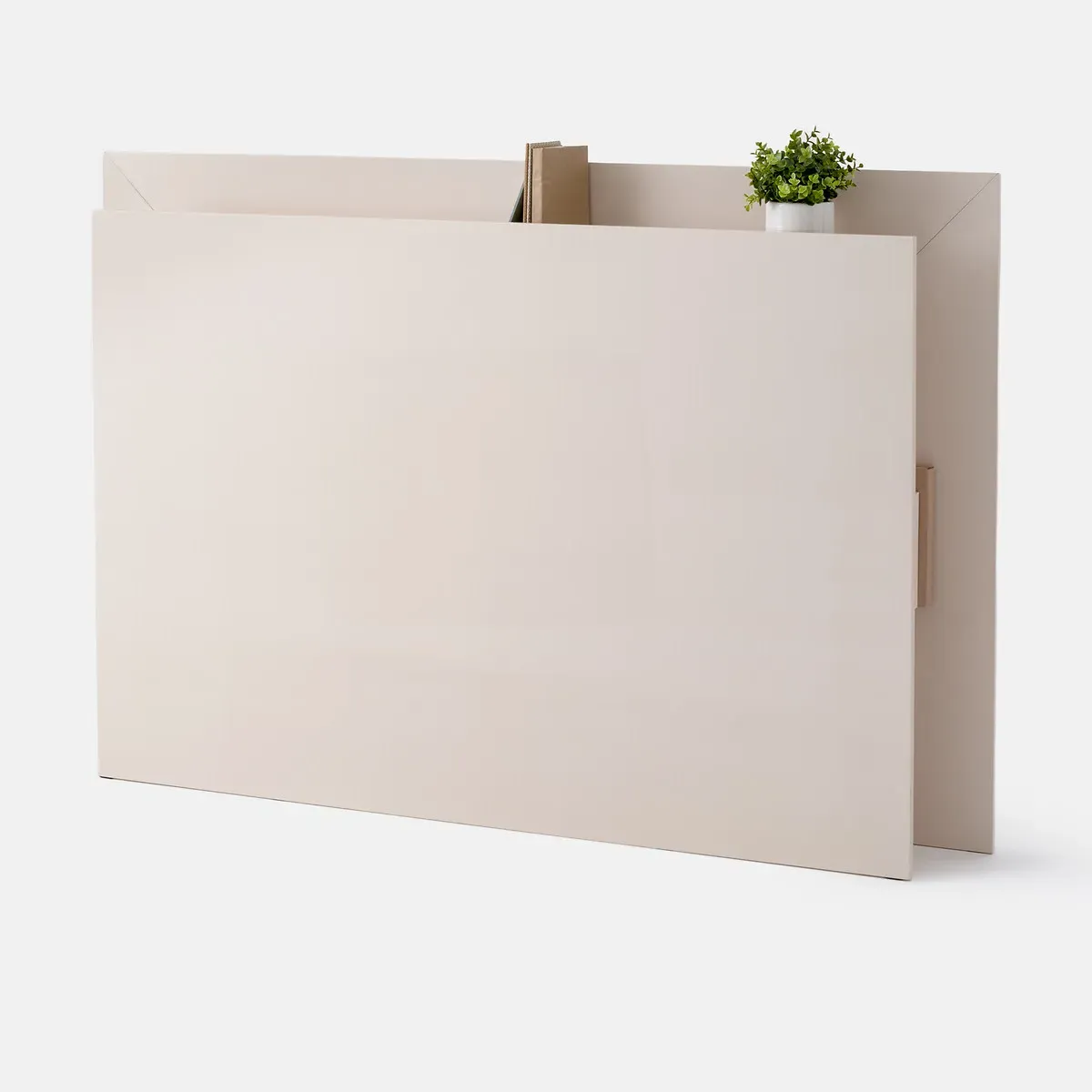 Essena Storage Headboard - Beige, Oak Veneer product