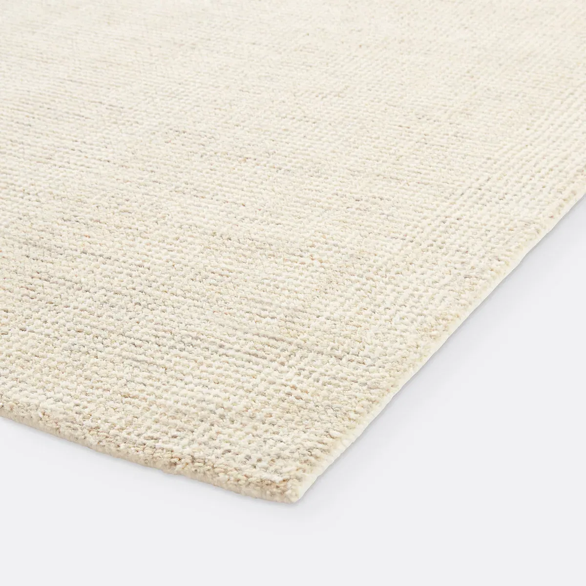 Ethan Flat Woven Wool Rug - Ecru product