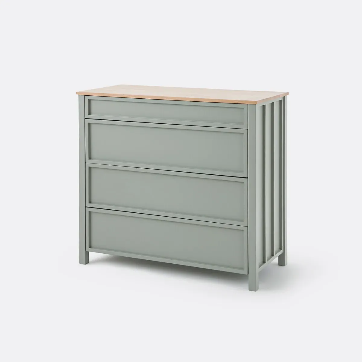 Eugène 4-Drawer Chest - Light Khaki Green, Pine product