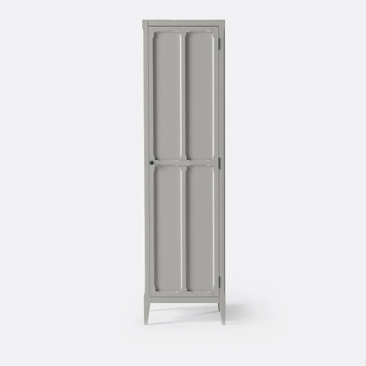 Eugénie 1-Door Wardrobe - Light Grey, MDF alternate view