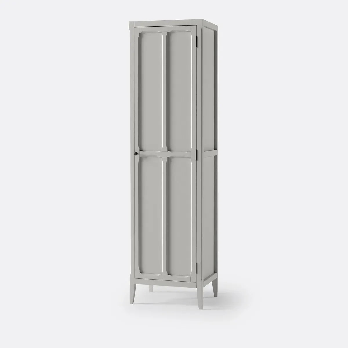 Eugénie 1-Door Wardrobe - Light Grey, MDF product