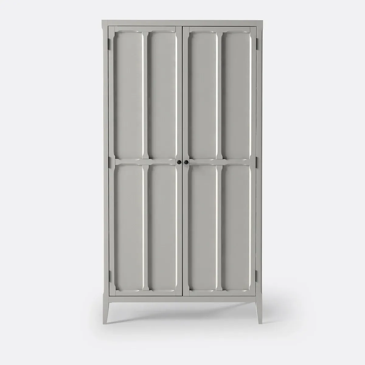 Eugénie Double Wardrobe with 4 Shelves - Oak Veneer alternate view