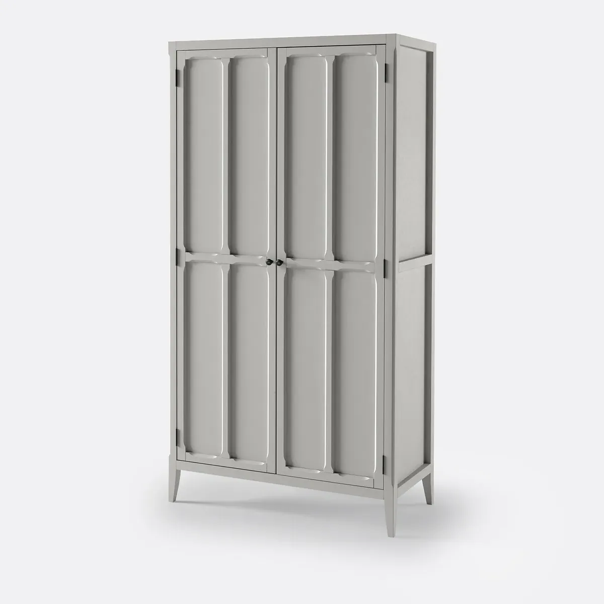 Eugénie Double Wardrobe with 4 Shelves - Oak Veneer product