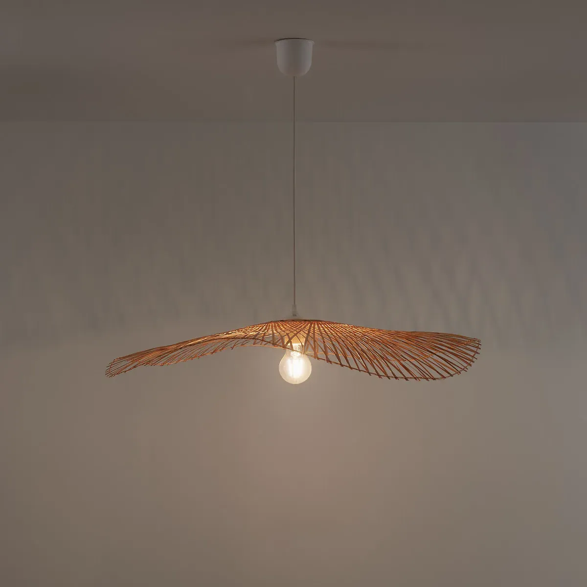 Ezia 70cm Ceiling Light Shade - Natural, Bamboo alternate view