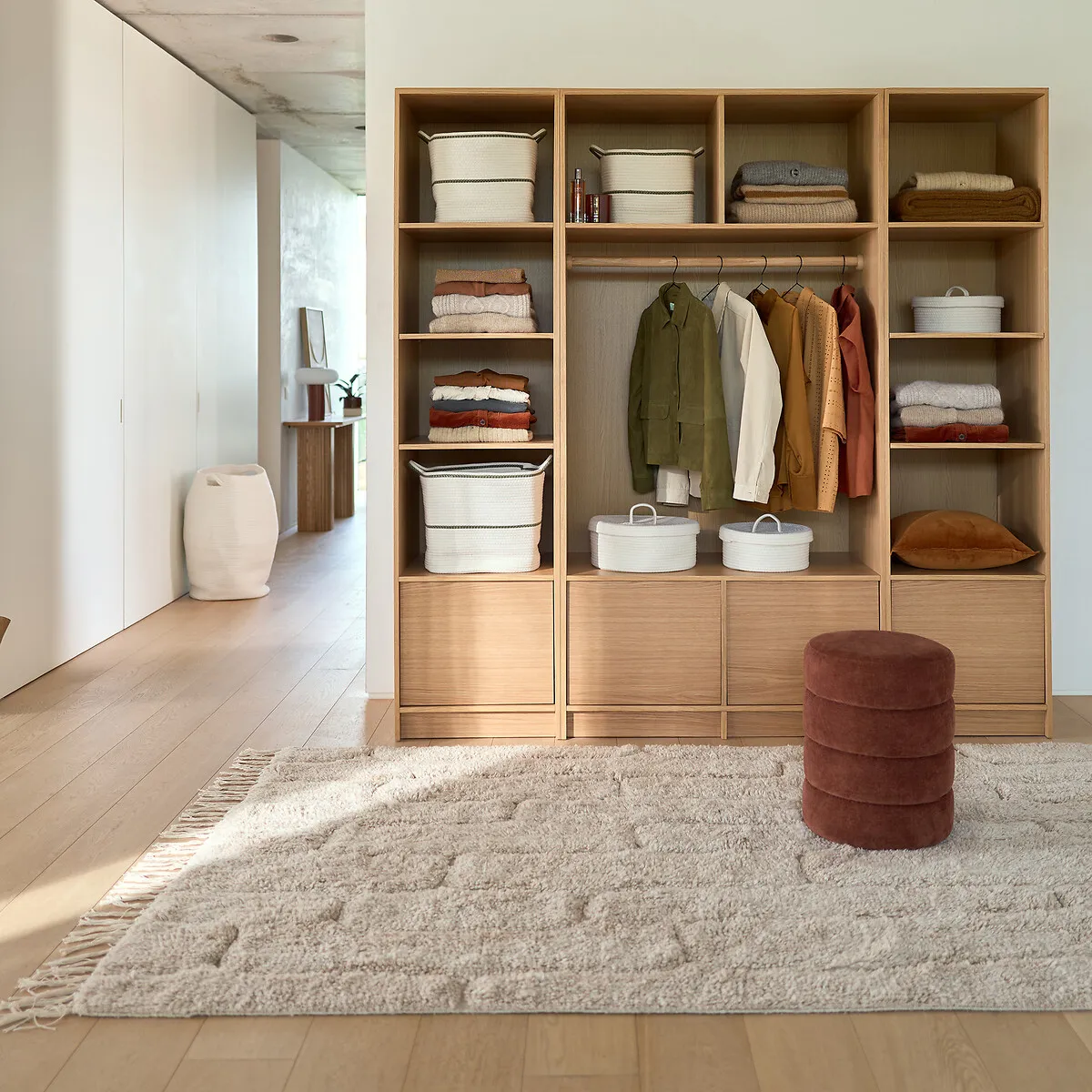 Falmi Rug - Ecru, Wool and Cotton alternate view