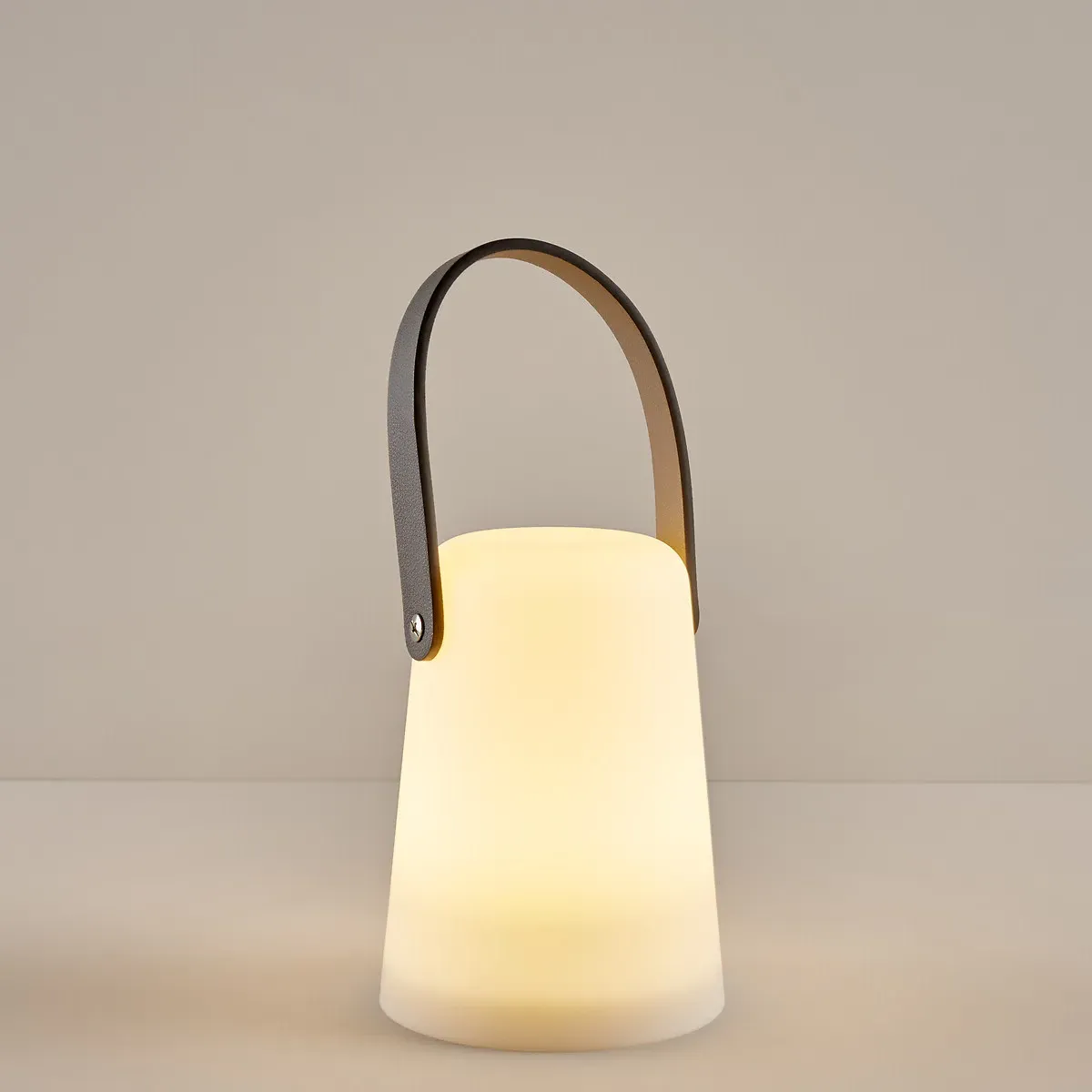 Fanosa Indoor/Outdoor Lantern - Charcoal Grey, Polyethylene alternate view