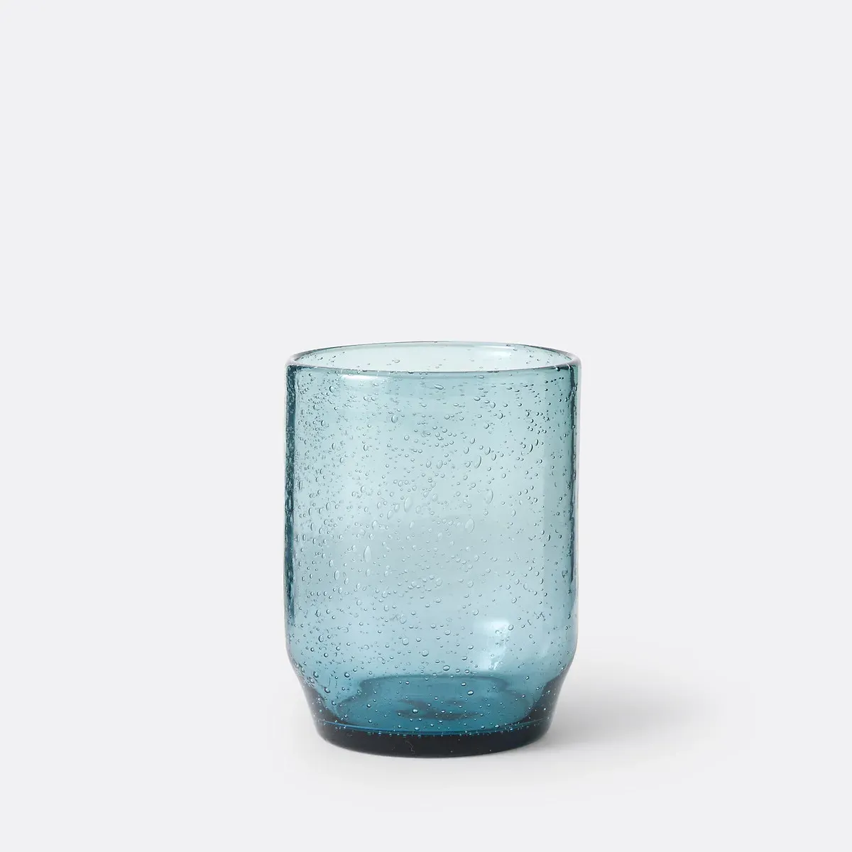 Faraji Set of 6 Tumblers - Blue, Bubble Glass alternate view