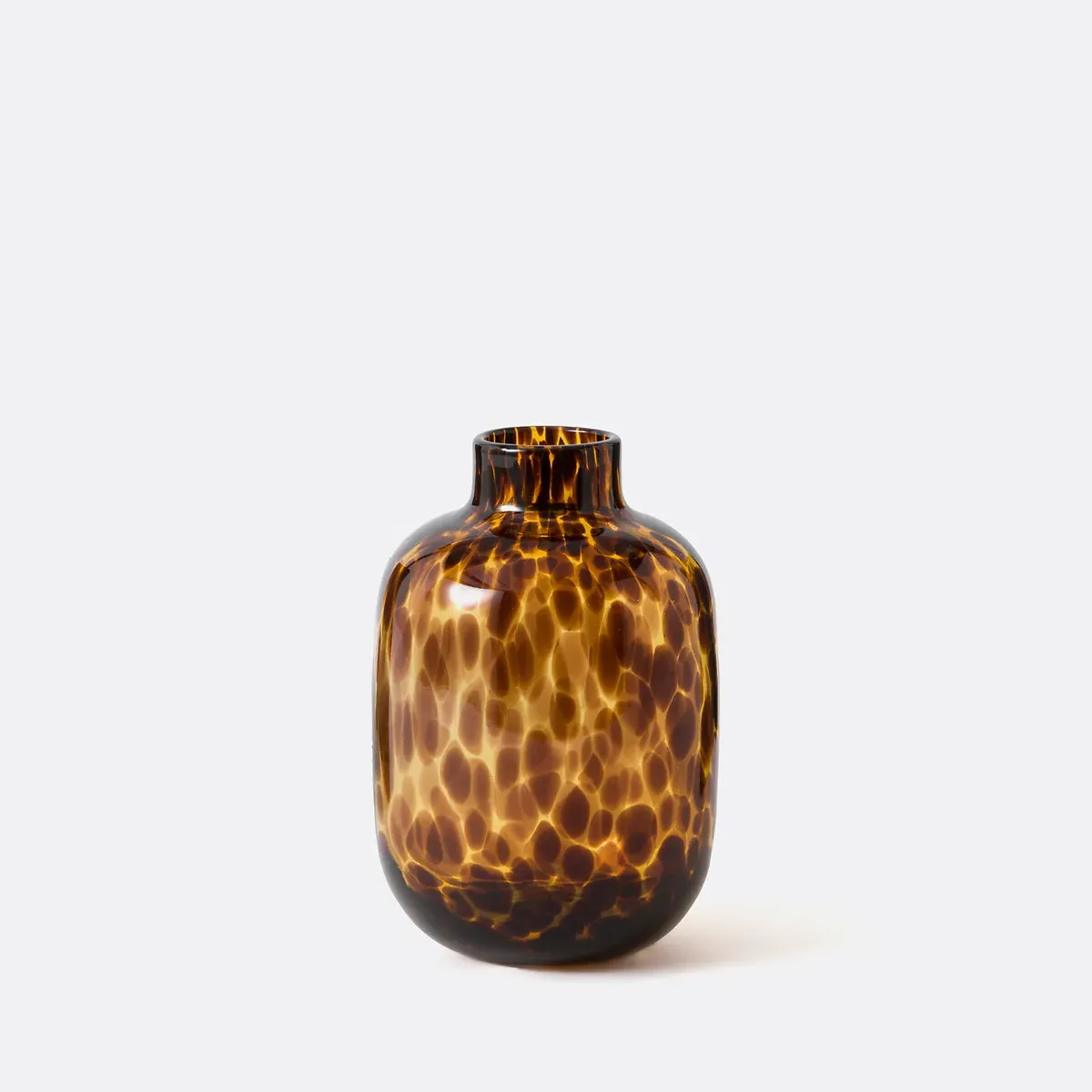 Fauvita Small Amber Glass Vase - Multi-Coloured, Glass product