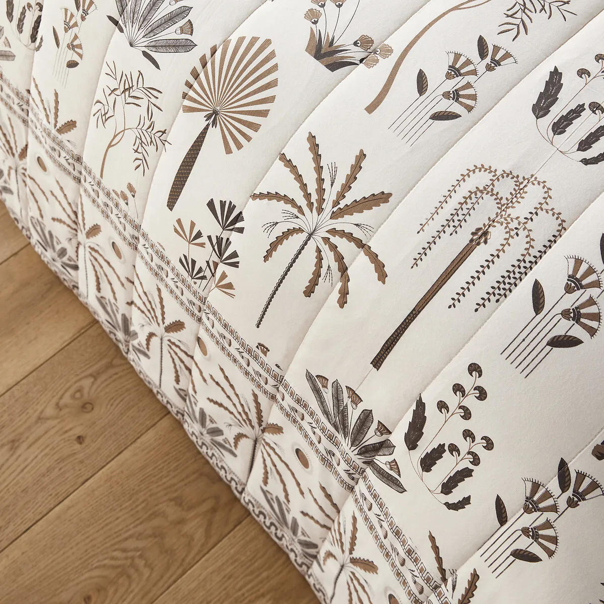 Fayoum Washed Cotton Bedspread - Ecru alternate view